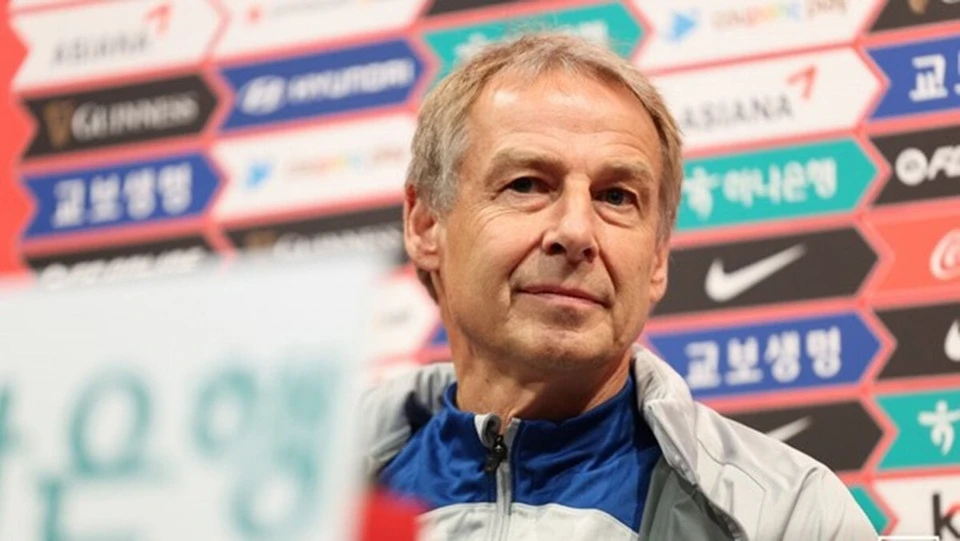 Hàn Quốc chính thức sa thải HLV Jurgen Klinsmann