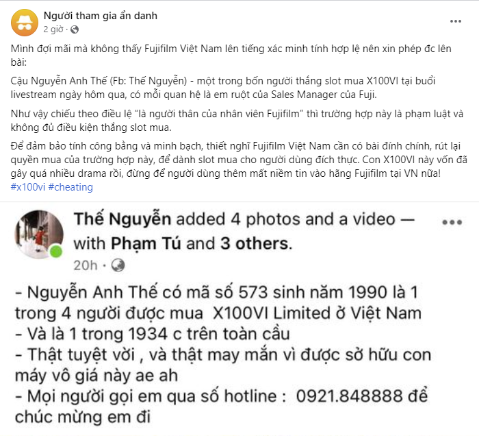 Fujifilm Việt Nam bị tố cơ cấu suất mua X100VI bản giới hạn cho người nhà?
