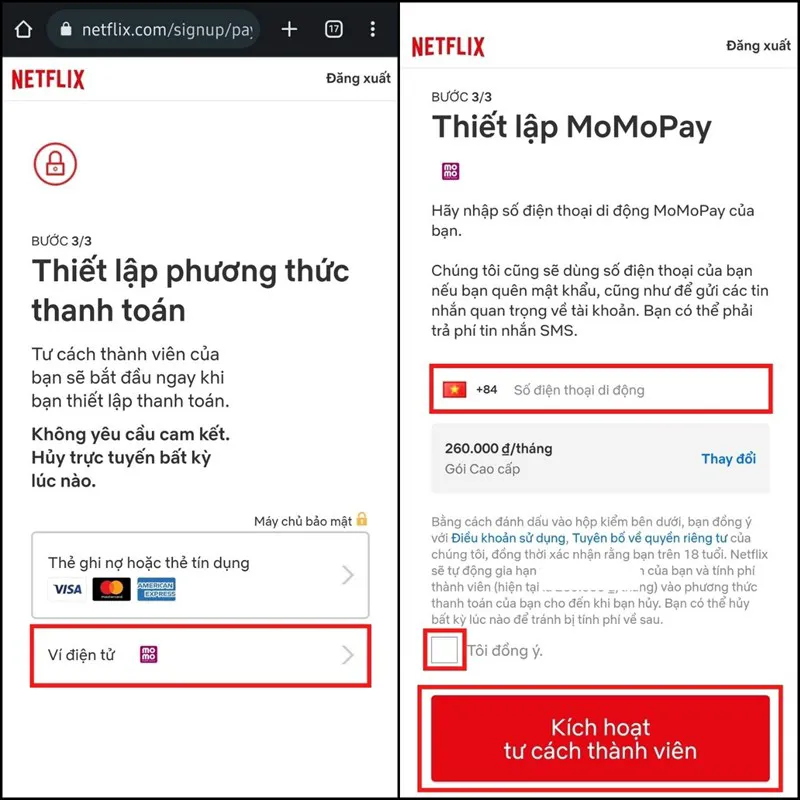 Netflix tại Việt Nam cho thanh toán bằng ví MoMo, không cần phải có thẻ tín dụng nữa rồi