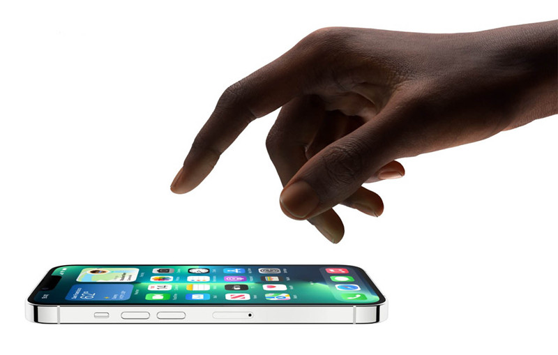 iPhone 13 Pro đo cả tốc độ ngón tay người dùng để điều chỉnh tần số quét 120Hz