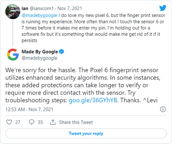 Google giải thích lý do cảm biến vân tay của Pixel 6 hoạt động chậm