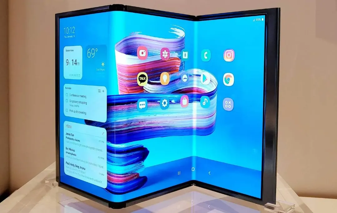 Samsung trình diễn hàng loạt màn hình OLED có thể gập, cuộn, trượt,...