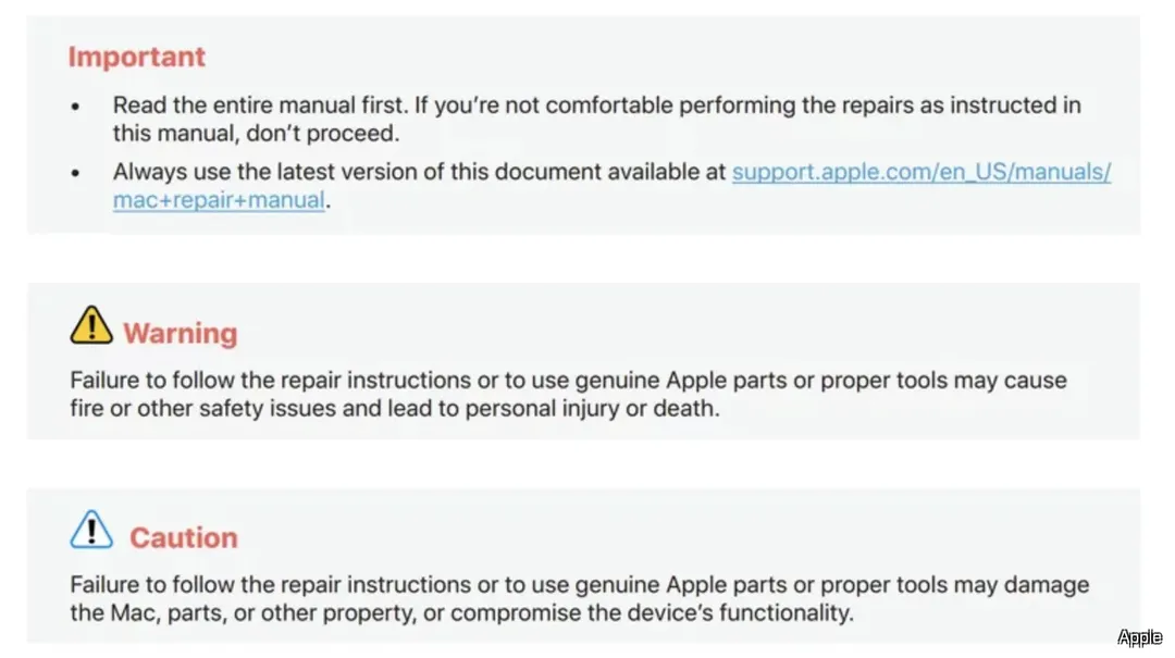 Chương trình tự sửa MacBook của Apple: phải đọc kỹ tài liệu dài 162 trang, nhiều bước phức tạp, không rẻ hơn thuê sửa ngoài là bao