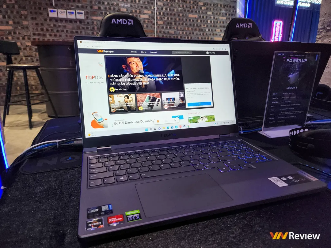 Lenovo công bố loạt laptop gaming Legion và IdeaPad mới: Chip AMD Ryzen 6000 series cực mạnh, giá từ 25,99 triệu đồng