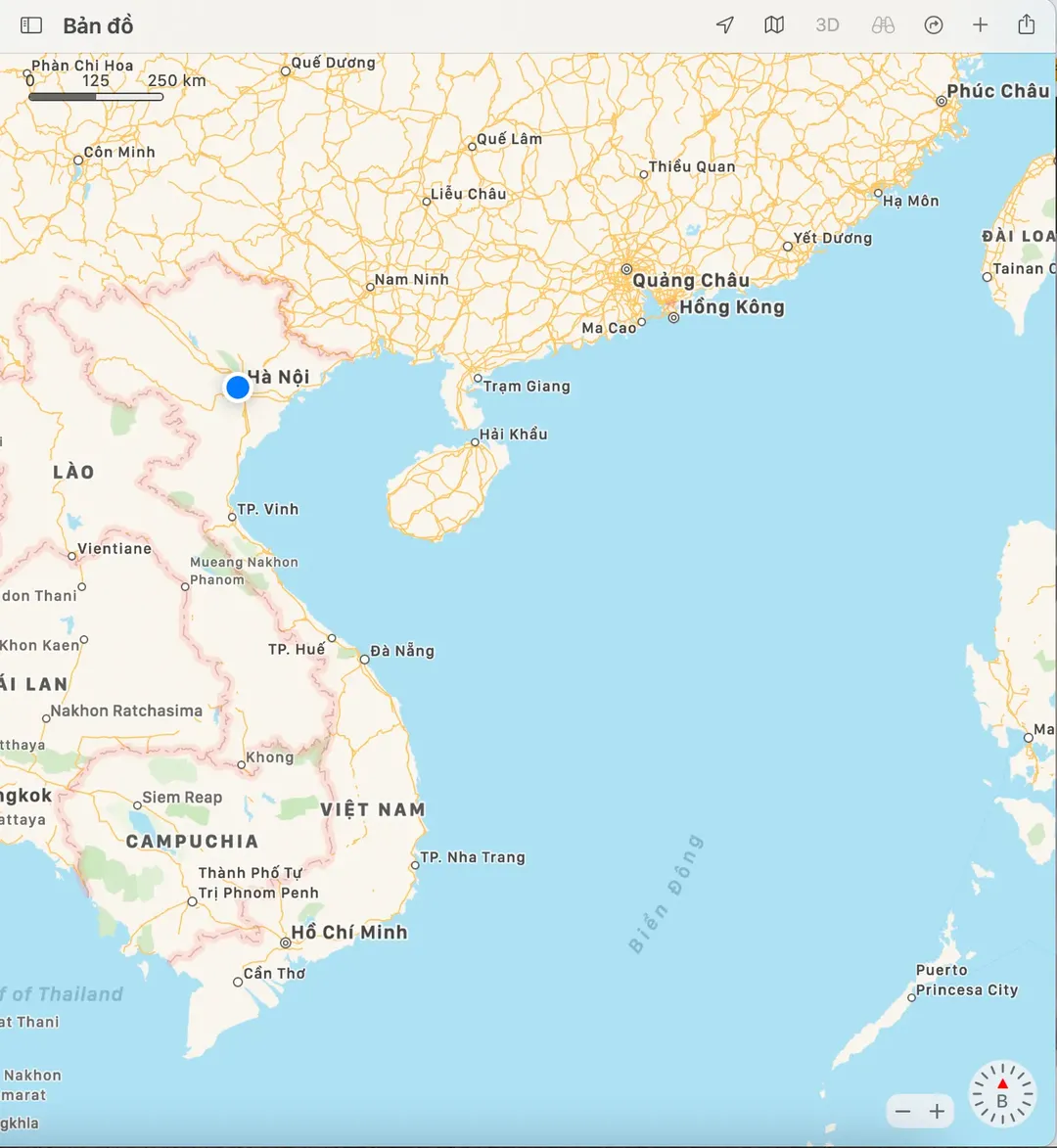 Quần đảo Hoàng Sa, Trường Sa vẫn không thấy "tăm hơi” trên Apple Maps