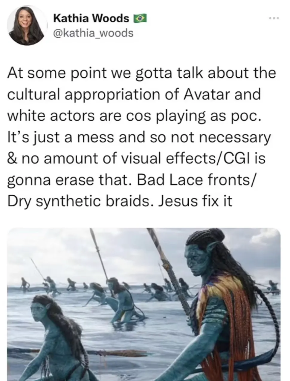 Avatar 2 bị chỉ trích phân biệt chủng tộc với người da màu