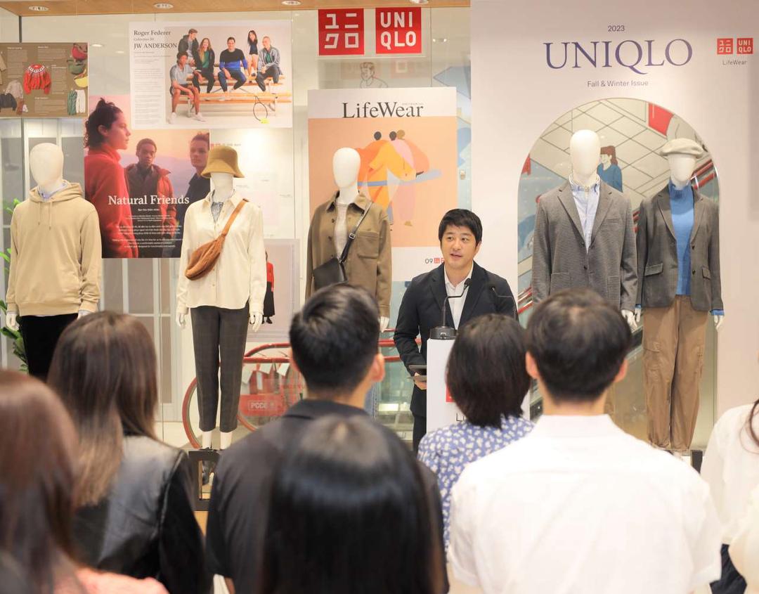 UNIQLO giới thiệu bộ sưu tập LifeWear Thu/Đông 2023 với không gian trưng bày độc đáo tại cửa hàng UNIQLO Vincom Bà Triệu