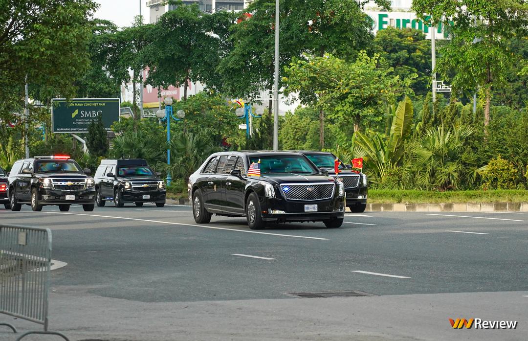 Ngắm nhìn đoàn xe của Tổng thống Mỹ - Joe Biden lăn bánh tại Hà Nội