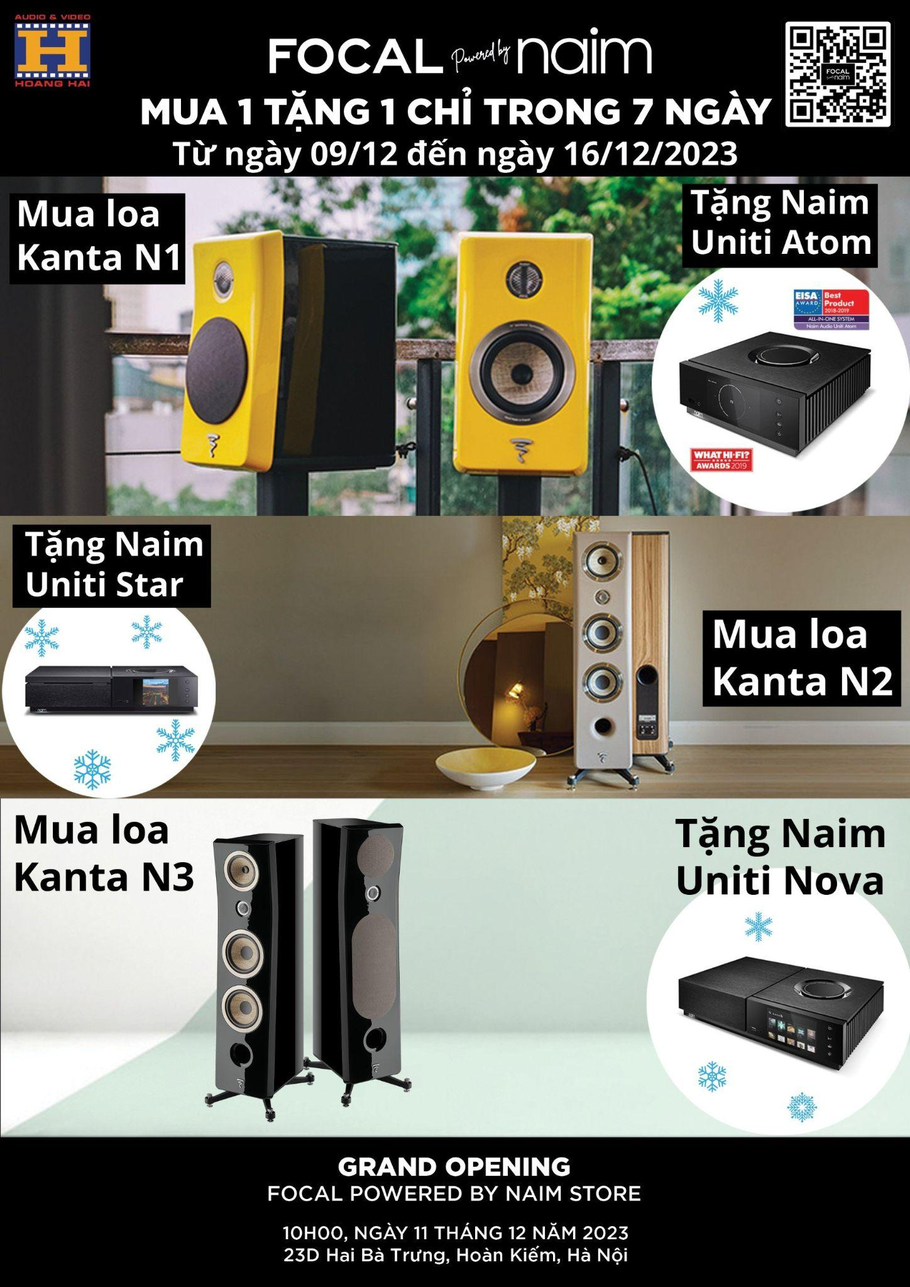 Khai trương Focal powered by Naim Store đầu tiên tại Việt Nam với các thiết bị âm thanh Hi-End hàng đầu