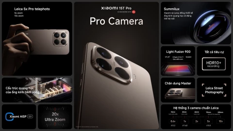 Xiaomi 15T Series ra mắt tại Việt Nam: Camera Leica Tele 5x, gọi điện không cần sóng đi kèm loạt tablet mới