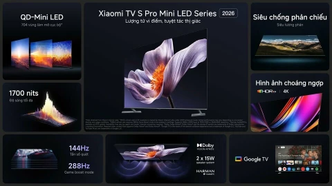 Xiaomi tăng tốc mở rộng hệ sinh thái tại Việt Nam: tung hàng loạt sản phẩm từ TV QD-Mini LED, robot hút bụi 20.000Pa, đến smartwatch, smartband…