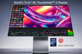 LG UltraFine evo 6K trình làng: Màn hình 6K đầu tiên trên thế giới có kết nối Thunderbolt 5, "chân ái" cho các nhà sáng tạo nội dung chuyên nghiệp