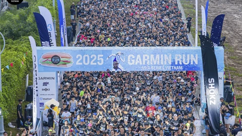 6.000 người tham gia giải chạy Garmin Run Vietnam 2025 ở TP.HCM