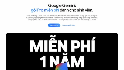 Hướng dẫn chi tiết cách đăng ký gói Gemini Pro và 2TB lưu trữ miễn phí tới một năm cho sinh viên Việt Nam