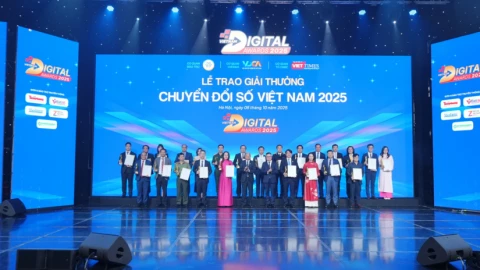 Trao Giải Chuyển đổi số Việt Nam 2025: Vinh danh 49 tổ chức, giải pháp và 3 cá nhân xuất sắc