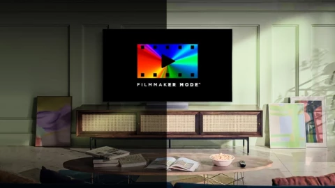 Chế độ Nhà làm phim trên TV giờ tự động tối ưu theo ánh sáng, có thể xem ở môi trường sáng rồi