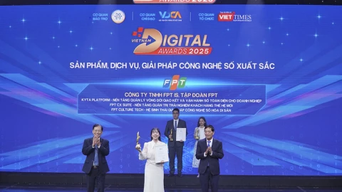 FPT nhận cùng lúc 5 giải thưởng chuyển đổi số quốc gia