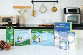 Viên rửa bát thương hiệu Việt thứ hai gia nhập thị trường