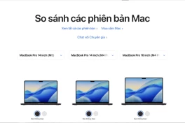 So sánh các phiên bản Macbook chip M4 pro của Apple, gợi ý máy Mac theo nhu cầu