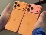 iPhone 17 Pro Max chuyển màu từ cam sang vàng hồng?