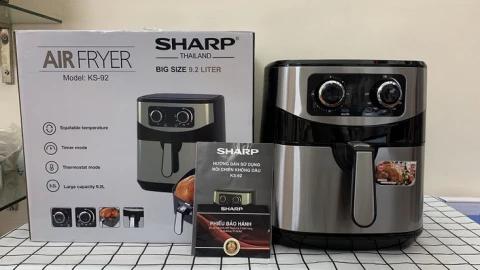 Nồi chiên không dầu Sharp có tốt không? Xuất xứ nồi chiên không dầu Sharp