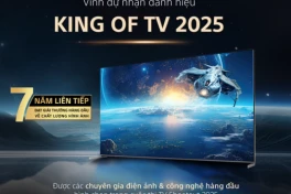 Sony Bravia 8 II lên ngôi “King of TV 2025”, giúp Sony giữ vững ngôi vương 7 năm liên tiếp