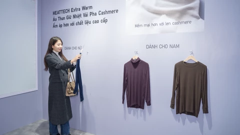 Uniqlo ra mắt dòng áo Heattech mới pha cashmere ở Việt Nam: ấm, mềm và nhẹ hơn