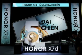 HONOR X7d ra mắt ở Việt Nam bằng loạt màn tra tấn chứng thực "độ bền chuẩn 5 sao"