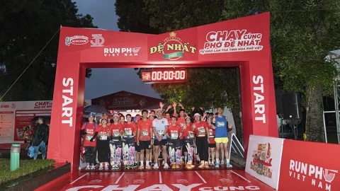 Lần đầu tiên có giải chạy tôn vinh phở Việt