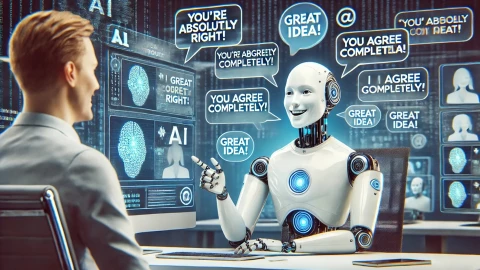 AI nịnh hót: Khi trí tuệ nhân tạo học cách làm vừa lòng con người hơn là nói thật