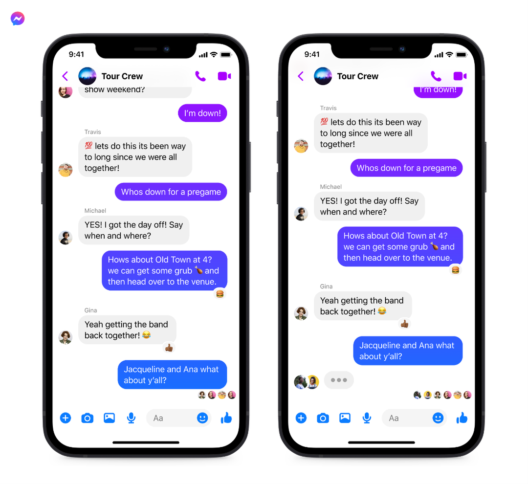 Facebook Messenger cho phép tạo Group chat với Instagram cùng hàng loạt tính năng mới