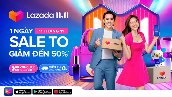 Lazada sẽ “bơm” hơn 10 triệu sản phẩm giảm giá cho sự kiện 11/11