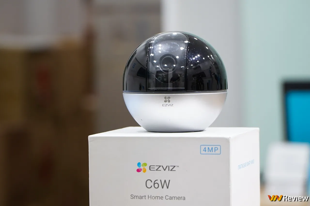 Đánh giá camera Ezviz C6W: ghi hình ảnh 2K sắc nét, có tính năng chống ngược sáng