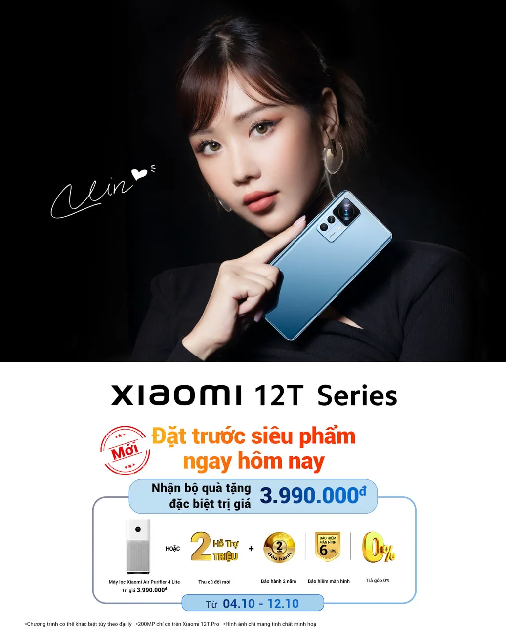 Xiaomi 12T Series ra mắt: điện thoại camera 200MP đầu tiên tại Việt Nam, sạc nhanh 120W