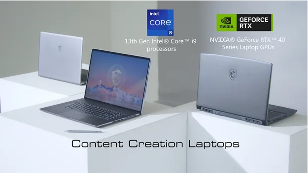 MSI công bố thế hệ laptop mới trang bị card đồ họa RTX 40 series