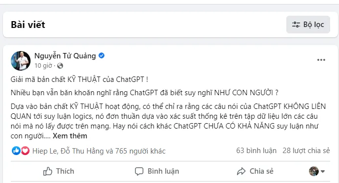 CEO Nguyễn Tử Quảng giải mã bản chất KỸ THUẬT của ChatGPT!