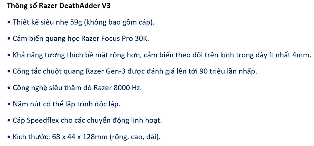 Razer tung ra 2 chuột chơi game mới của dòng DeathAdder ở Việt Nam