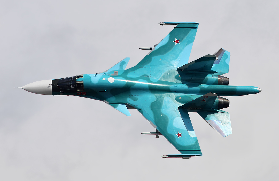 Tiêm kích SU-34 tấn công quân đội Ukraine không chút khoan nhượng