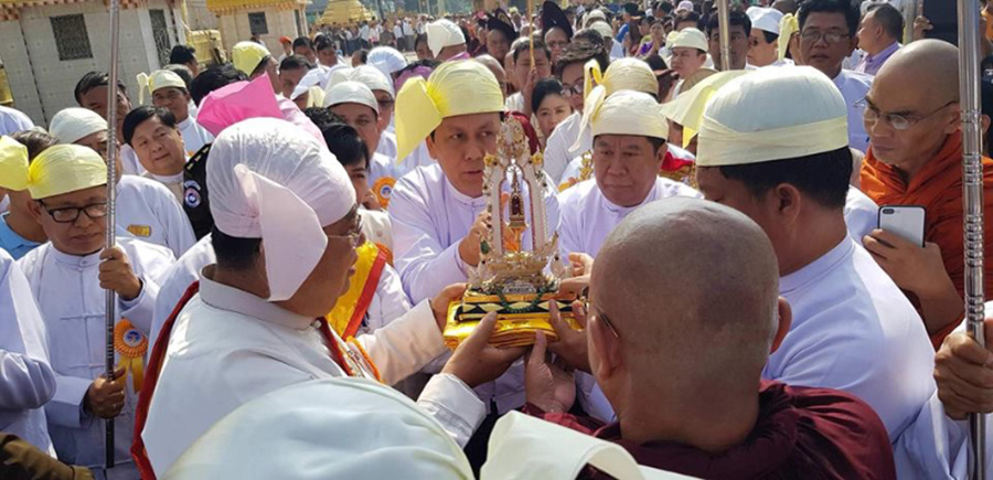 Xá lợi linh thiêng của Đức Phật tại Myanmar 