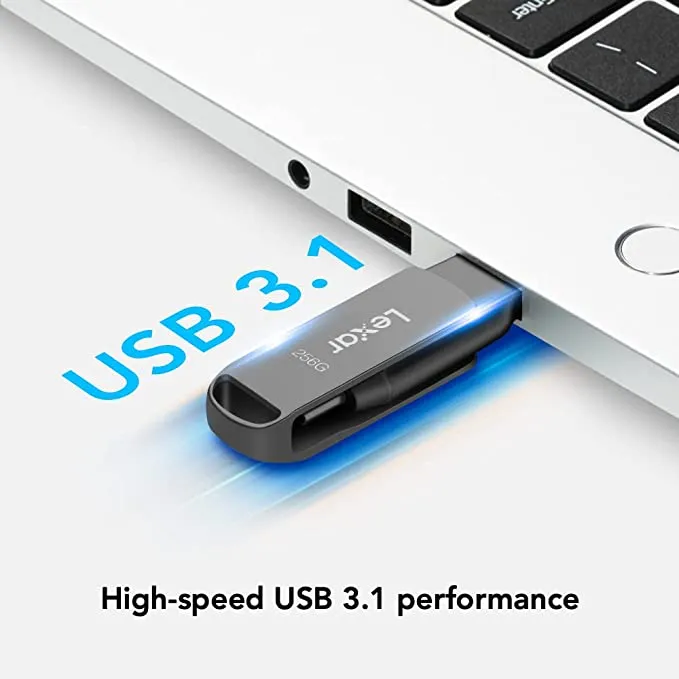 So sánh 2 USB đáng mua nhất tầm giá 200.000 đồng: Lexar JumpDrive Dual Drive D400 và KIOXIA TransMemory U366