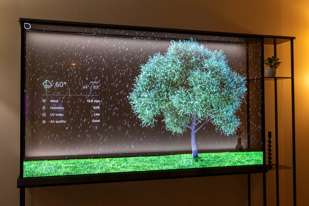 LG vừa tung bom tấn: TV OLED thiết kế trong suốt, không dây