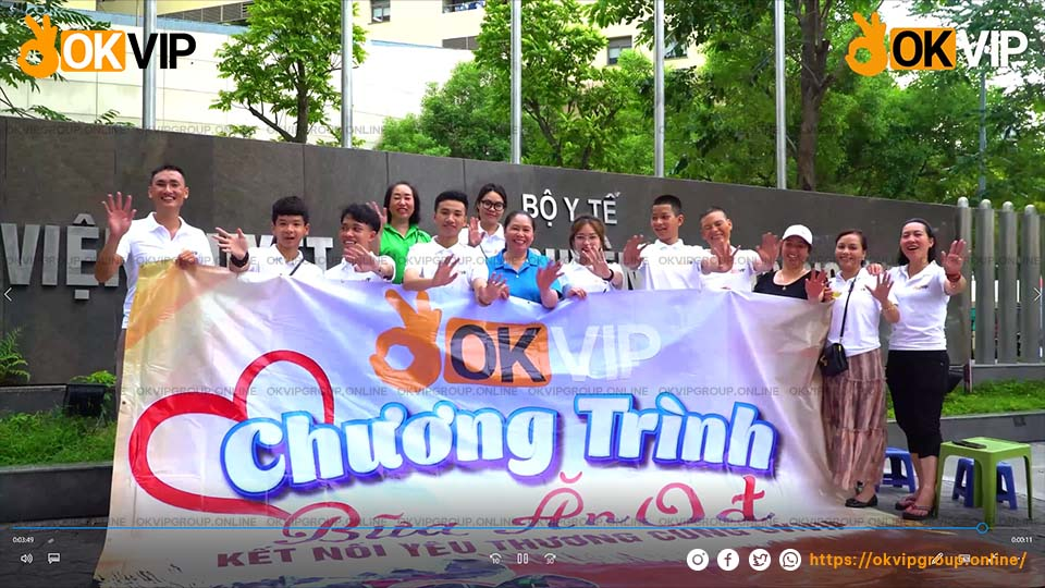 Hoạt Động Từ Thiện Của OKVIP Group: Tạo Dấu Ấn Tích Cực Cho Xã Hội