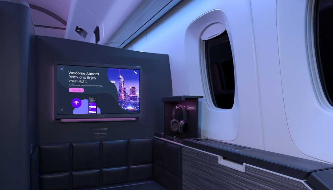 Các hãng hàng không ồ ạt lắp màn hình OLED 4K trên máy bay