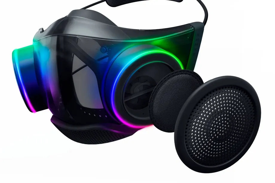 Razer ra mắt khẩu trang có đèn RGB lập lòe, giá 2,3 triệu