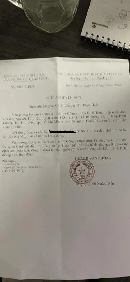 Đã có 15 người gửi đơn tố cáo Anna Bắc Giang tới Công an Bình Thuận