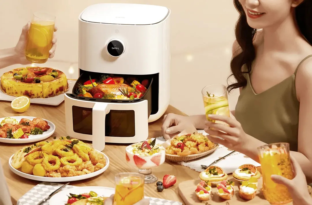 “Ngấy” điện thoại, Xiaomi chuyển sang ra mắt nồi chiên không dầu thông minh Xiaomi Smart Air Fryer Pro 4L tại Việt Nam, giá 2,69 triệu đồng