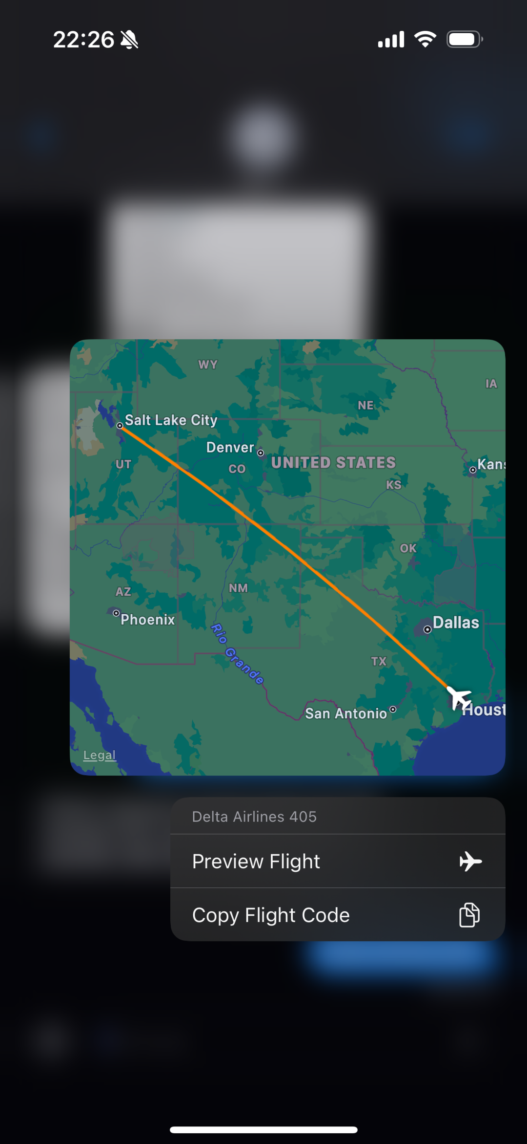 Cách lấy dữ liệu chuyến bay ngay trên iPhone mà bạn không biết