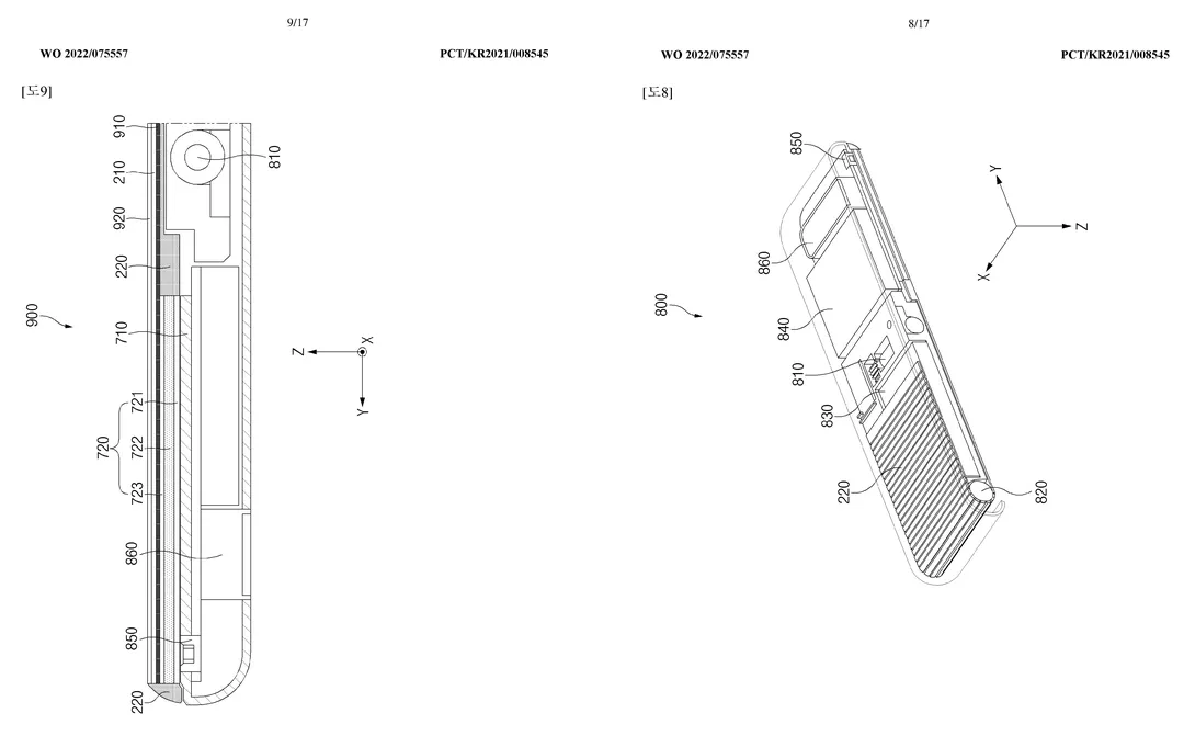 Samsung đăng ký bằng sáng chế điện thoại cuộn màn hình trong suốt