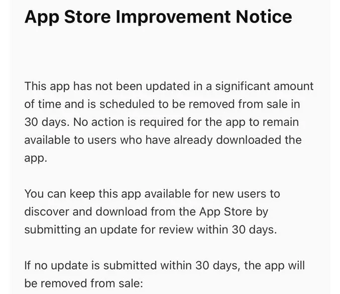 Apple thẳng tay xóa app nếu nhà phát triển "bỏ mặc" cập nhật