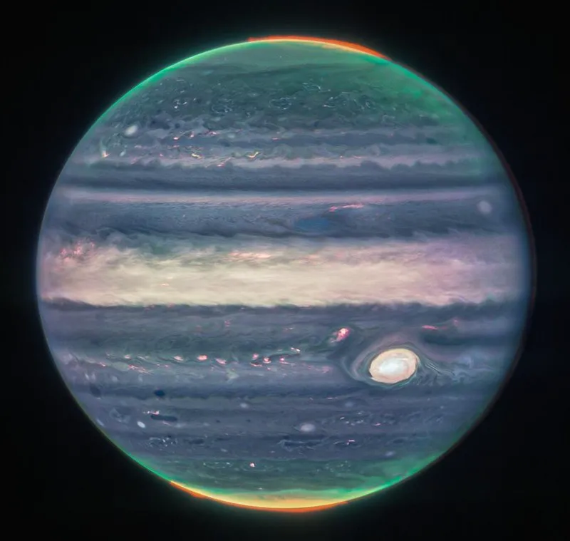 Kính viễn vọng James Webb vừa gửi về hình ảnh tuyệt đẹp từ sao Mộc